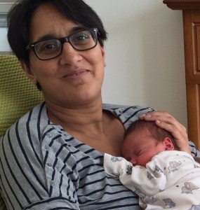 Sheel P & baby Rudi
